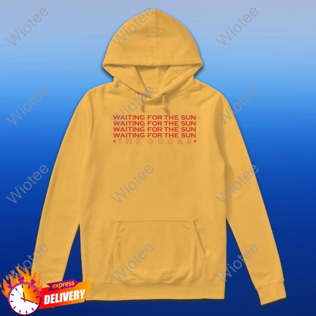 Waiting For The Sun Cascading The Doors Tee Shirt Official The Doors Store Waiting For The Sun Cascading The Doors Shirt