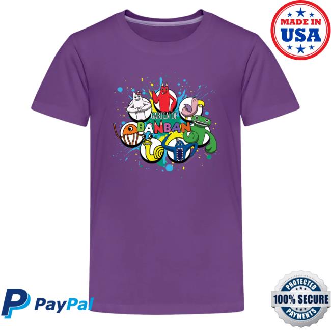 Official Euphoric Brothers Merch Garten Of Banban Character Circles Purple Shirts Epicdrops