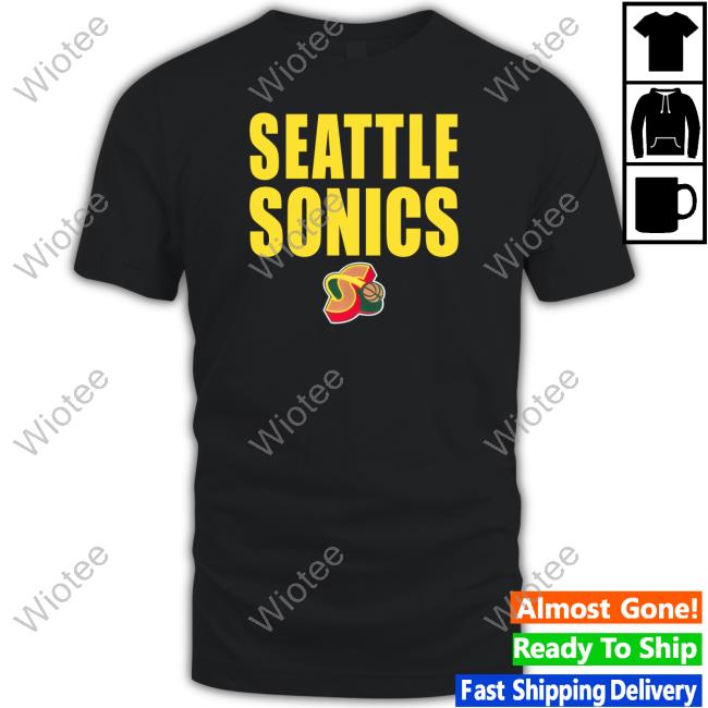 Seattle Supersonics Orbit Slub Tee Shirt