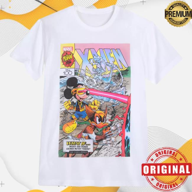 Official Shop Disney Merch Store Mickey Mouse And Friends – X-Men Comic Tshirt Disney100 Shopdisney