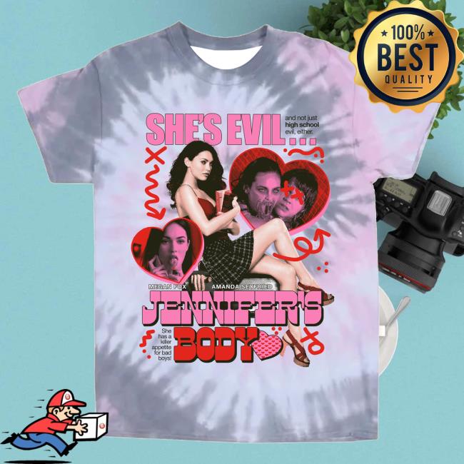 Official Studiohouse Designs Merch Store Jennifer's Body Tiedye T-Shirts Devil's Kettle (Grey/Pink) Studiohouse Designs Apparel Clothing Shop StudiohouseDesigns