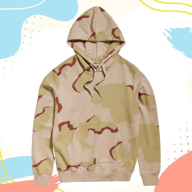 Official G Star Raw Clothing Store Shop Dk Brick Desert Camo Aop Pullover Sweatshirt All Over Print Gstar