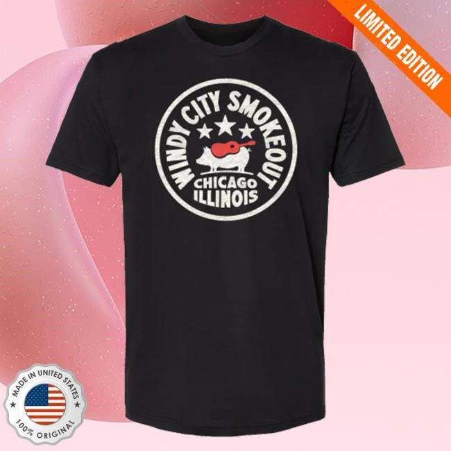 Windy City Smokeout Black Logo Top Shirt Windy City Smokeout Black Logo New Shirt