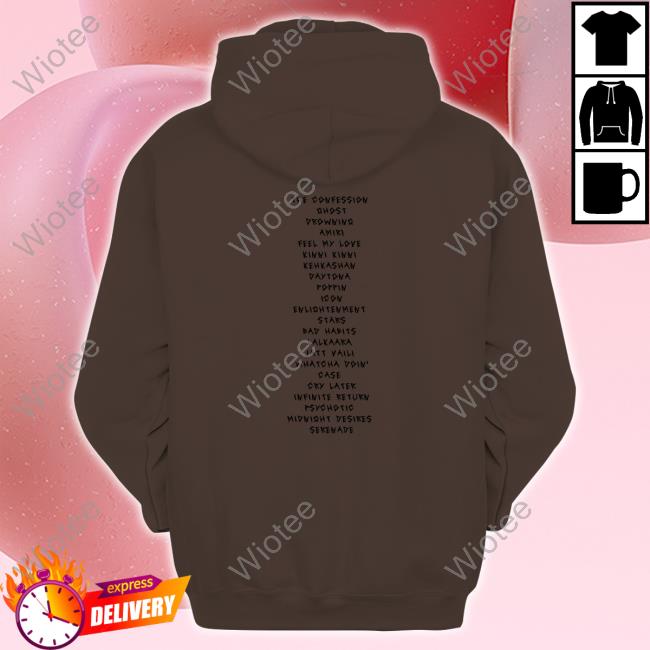 Diljit Dosanjh Ghost Tracklist Shirts Official Diljit Dosanjh Merch Diljit Dosanjh Ghost Tracklist Shirts