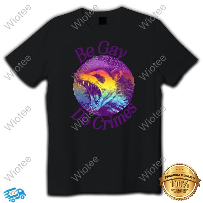 Official Pander Shirts Shop Be Gay Do Crimes Oppossum Long Sleeve Tee