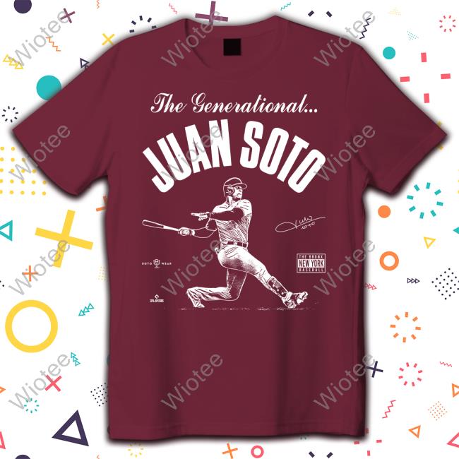 Roto Wear Merch Store Shop The Generational Juan Soto Tees