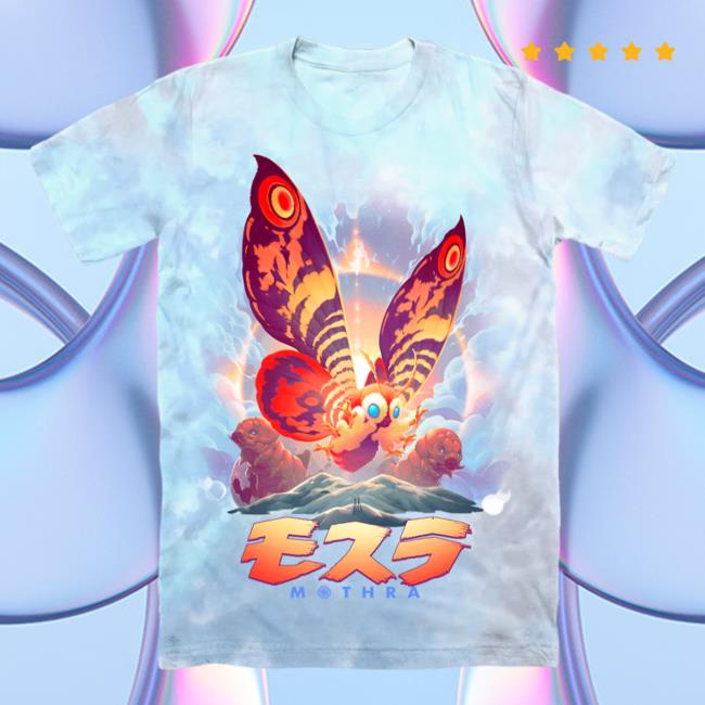 Official Cavity Colors Mothra 3D Tie Dye Tees Cavitycolors
