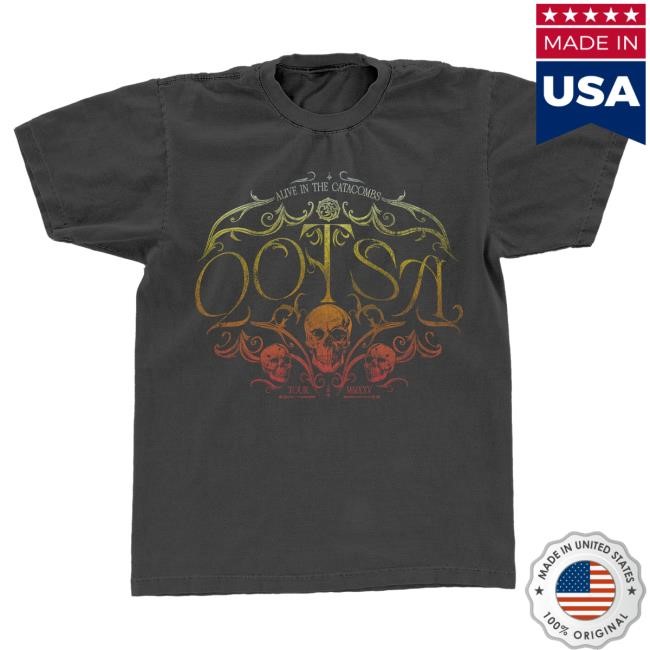 Official Queens of the Stone Age Merch Store Alive In The Catacombs Skull Tour Tshirt (Black) Qotsa Shop Official Queens of the Stone Age Merch Store Alive In The Catacombs Skull Tour Hot Shirt (Black) Qotsa Shop