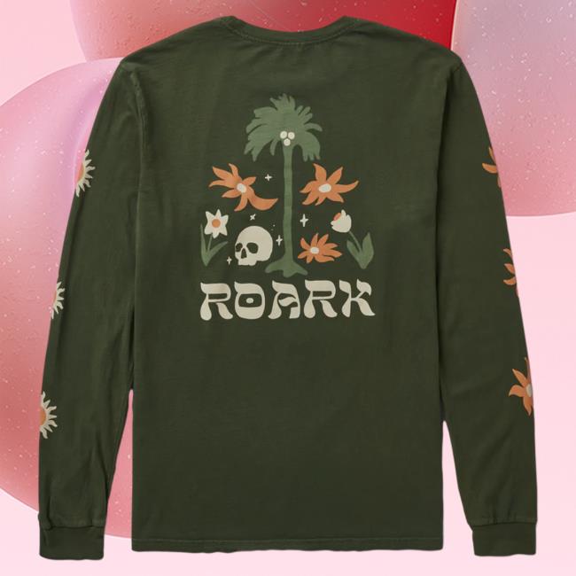 Official Roark Clothing Store Shop Atoll Long Sleeve Tee Dark Military