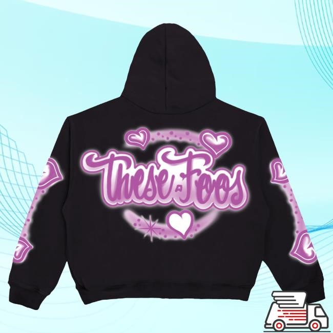 Official These Foos Merch Store These Foos “Precious” Hoody (Black/Pink)-Rerelease TheseFoos