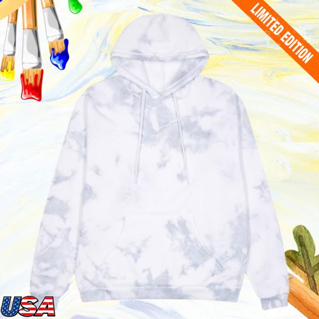 Hello Charlie Pullover Hoodie Tie Dye Blue Multicolour