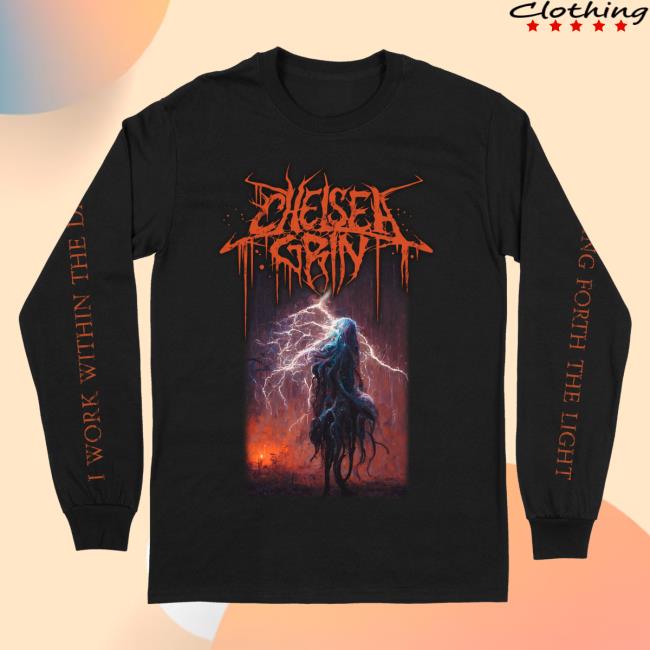 Official Chelsea Grin Merch Work Within the Dark Long Sleeve