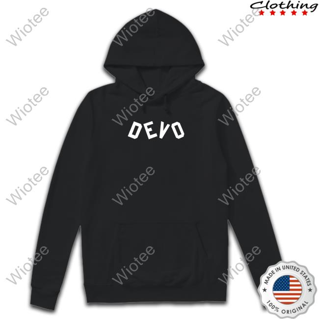 Devo Merchandise Devo Official Model Hooded Sweatshirt