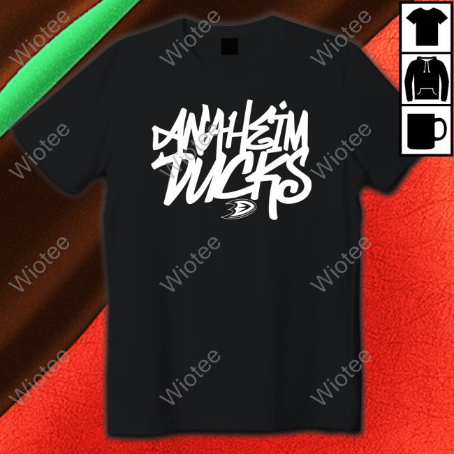 Official Anaheim Ducks Levelwear Richmond Graffiti Tee Shirt Official Anaheim Ducks Levelwear Richmond Graffiti Tee Shirt