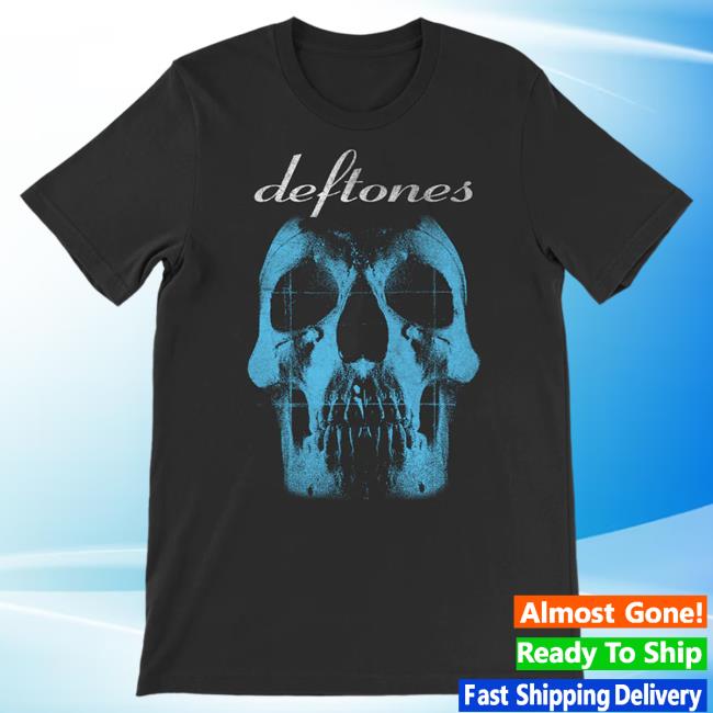 Official Deftones Merch Store Deftones Blue Skull T-Shirts Deftones Shop