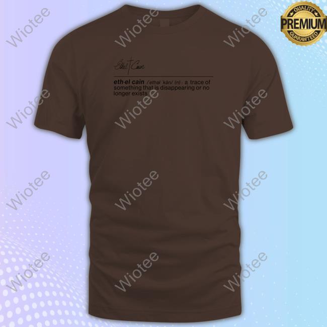 Official Ethel Cain Merch Eth-El Cain A Trace Of Something That Is Disappearing Or No Longer Exists Crewneck Ethel Cain Merch Vestige T Shirt
