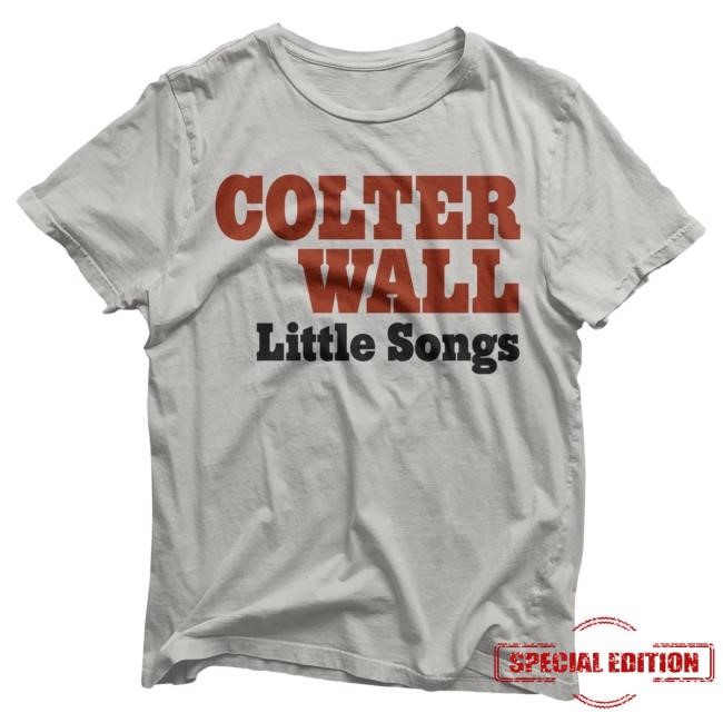 Colter Wall Little Songs Album Short Sleeve Shirt Colter Wall Merch