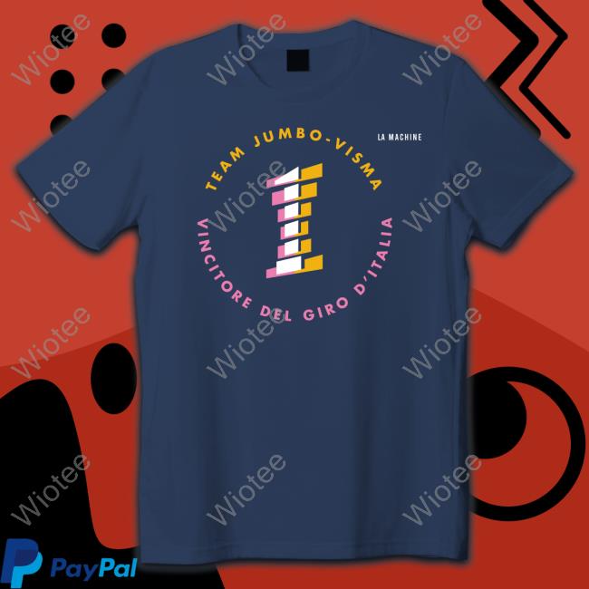 La Machine Team Jumbo Visma Vincitore Del Giro D'italia Long Sleeve Tee