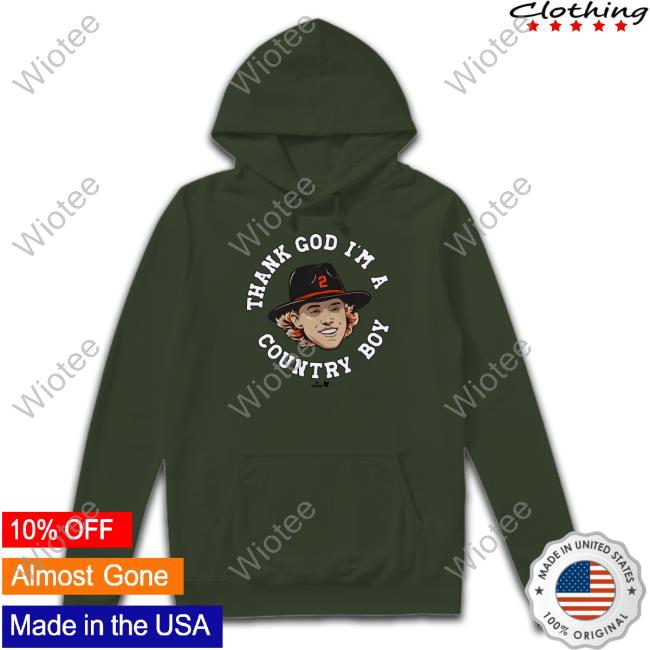Official BreakingT Shop Thank God I'm A Country Boy Long Sleeve Tee BreakingT Gunnar Henderson Thank God I'm A Country Boy Cap