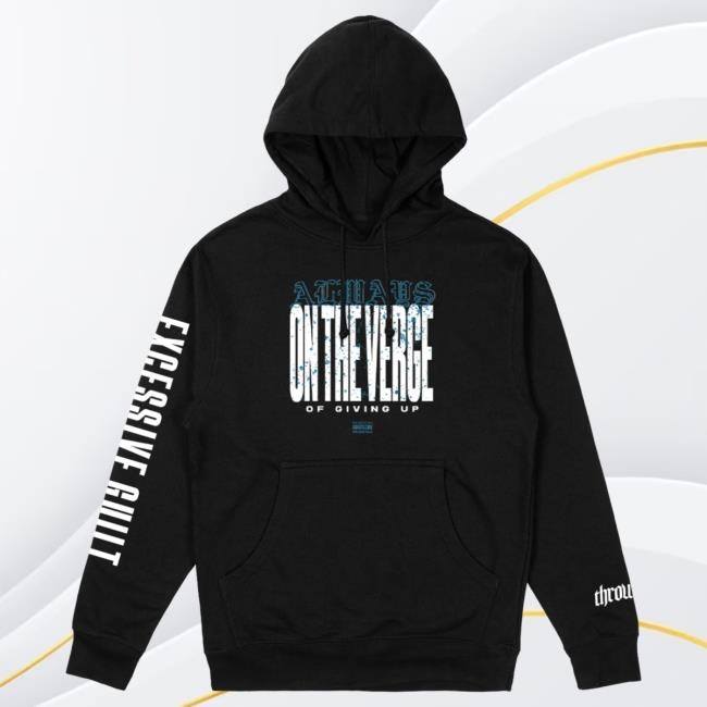 Thrown On The Verge Hoodie (Black) Extended Pain Merch Official