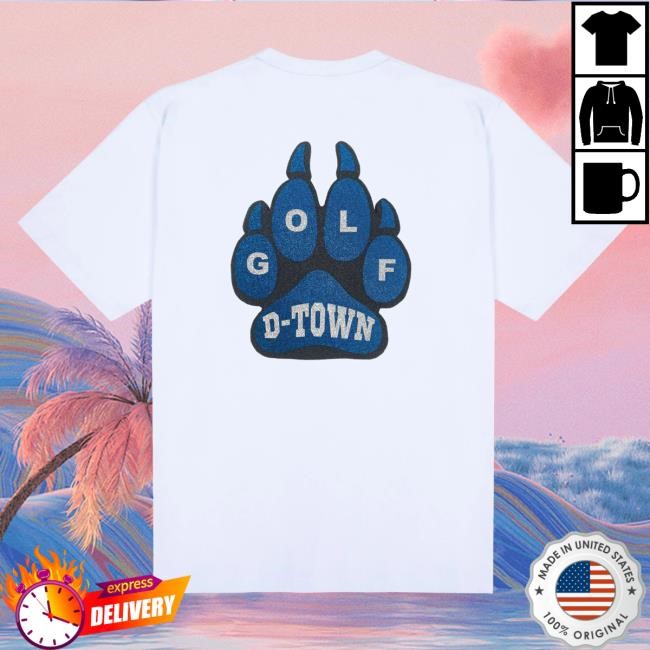 Official Golf Wang Merch Lions Foam Paw Tee by Golf Wang x NFL