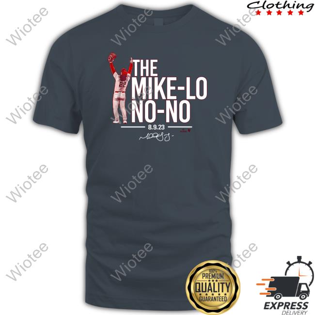Official Bryson Stott Wearing Breakingt Merch Michael Lorenzen The Mike-Lo No-No T Shirt Official Breakingt Michael Lorenzen The Mike-Lo No-No T Shirts
