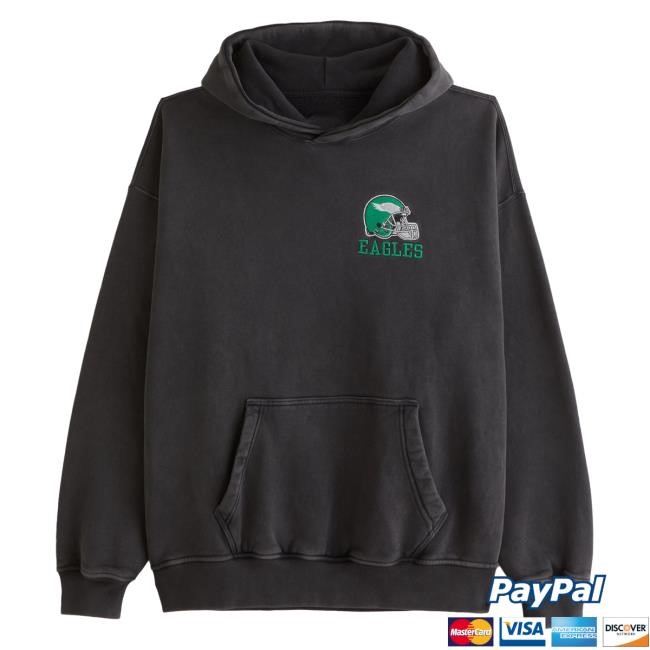 Official Abercrombie And Fitch Clothing Philadelphia Eagles Graphic Attractive Hoodie NFL by Abercrombie Official Abercrombie And Fitch Merch Philadelphia Eagles Graphic Pullover Hoodie NFL by Abercrombie