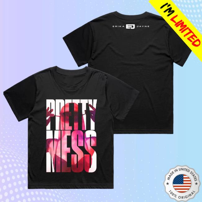 Official Erika Jayne Pretty Mess Blindfold Black Tshirt