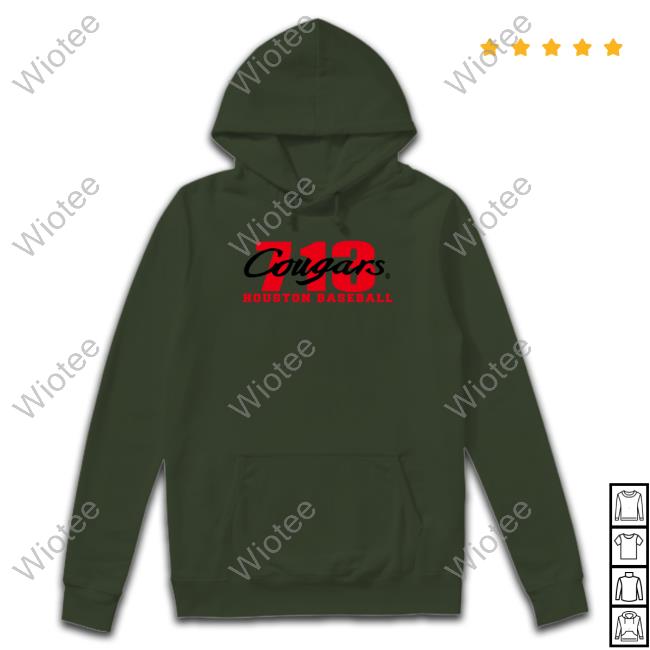 713 Cougars Houston Baseball T-Shirt Official 713 Cougars Houston Baseball Tee