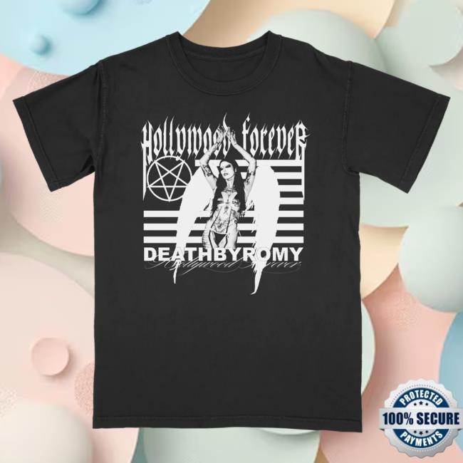 Official Hello Merch DeathbyRomy Hollywood Forever Flag Top Shirt Hellomerch Official Hello Merch DeathbyRomy Hollywood Forever Flag T Shirt Hellomerch