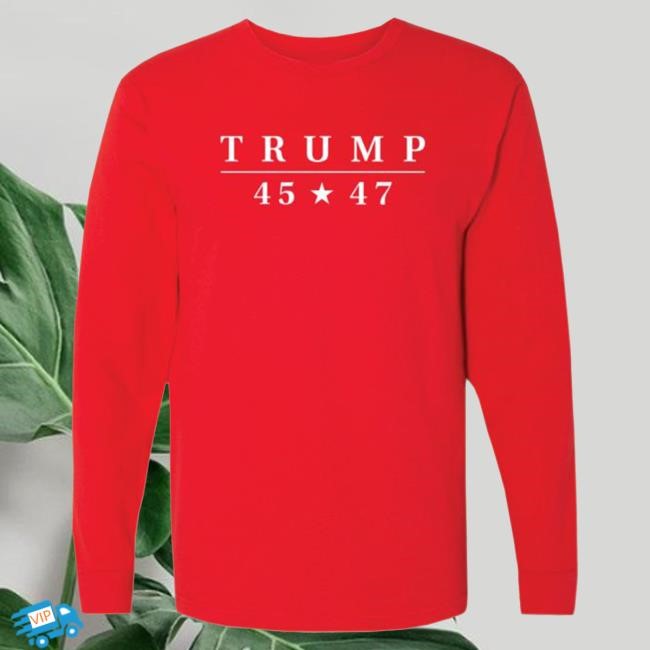 Heavyweight 45★47 Long Sleeve T-Shirt By Donald Trump