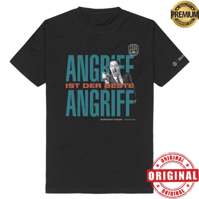 Eintracht Spandau Merch Store | Angriff Ist Der Beste Angriff Pullover Shirt Black