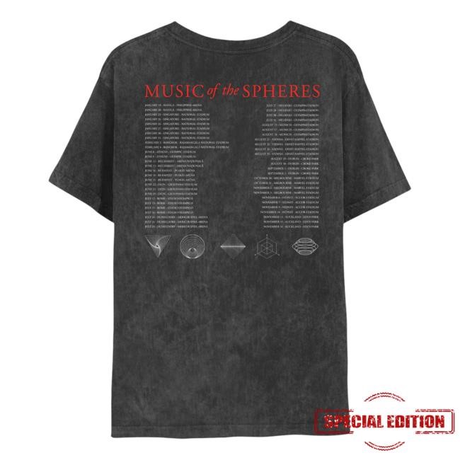Alien Radio Music Of The Spheres World Tour 2024 New T-Shirt – Coldplay Alien Radio Music Of The Spheres World Tour 2024 Shirt 2024 – Coldplay