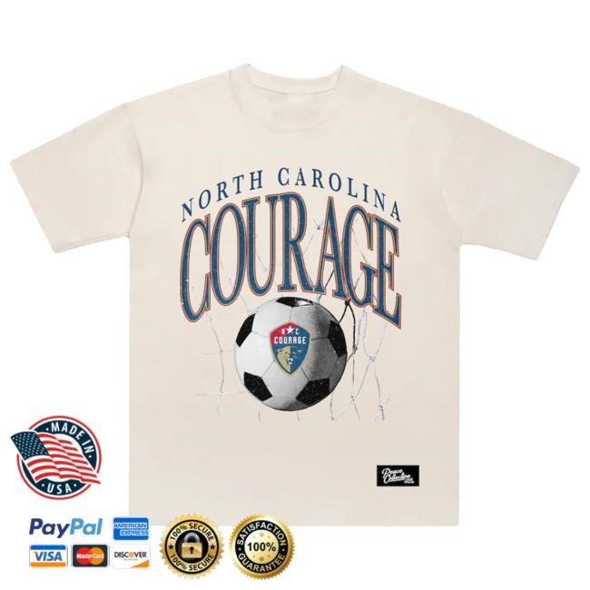 NWSL Shop Store Merch Official Unisex NC Courage Heavyweight Shirts
