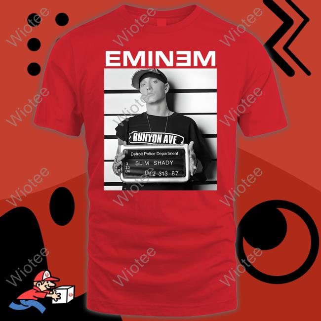 Official Eminem Merch Arrest T-Shirt Arrest T-Shirt