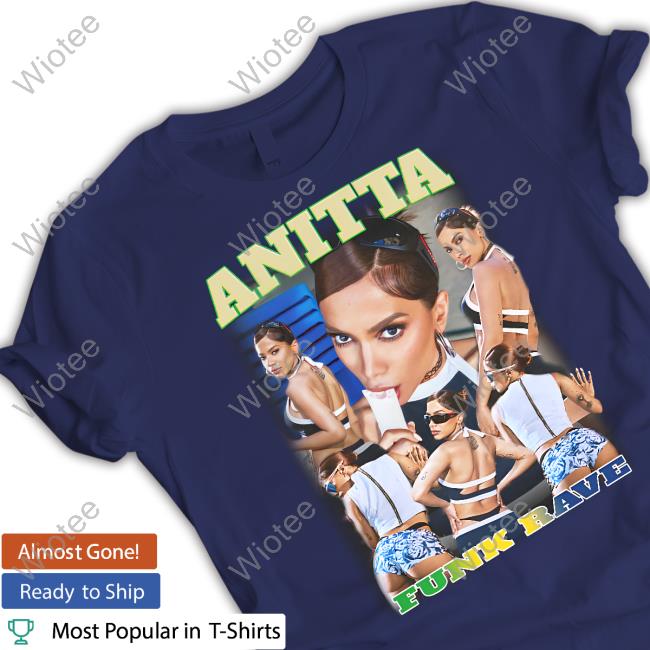 Anitta Funk Rave Collage T-Shirt Official Anitta Funk Rave Collage T-Shirt Universal Music Brasil
