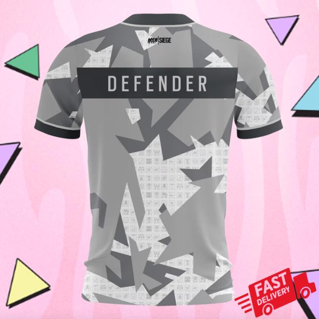 Official Thentwrk Rainbow Six Siege Defender T-Shirts White Camo Official Thentwrk Rainbow Six Siege Defender Crewneck White Camo