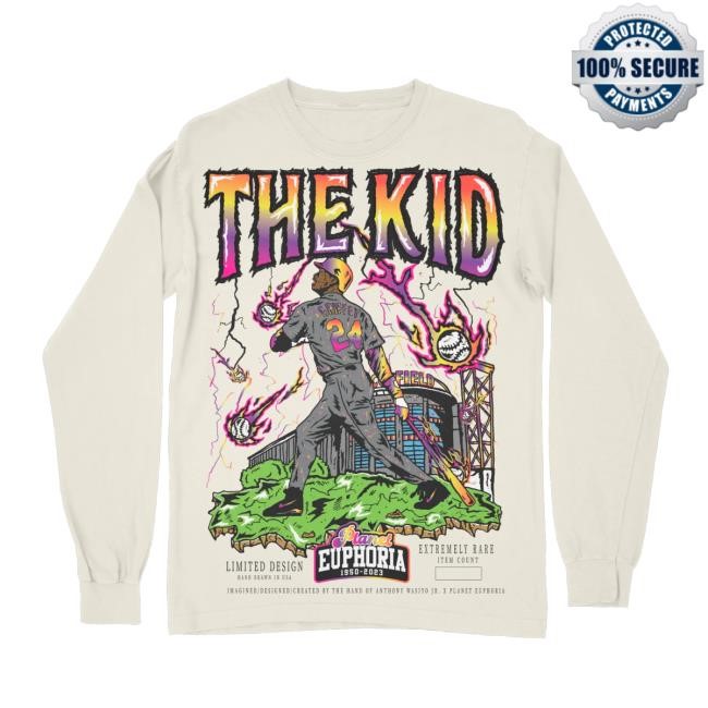Planet Euphoria Merch Ken Griffey Rainbow Edition Tee #/100 – Euphoria Shop Planet Euphoria Merch Ken Griffey Rainbow Edition Long Sleeve #/100 – Euphoria Shop