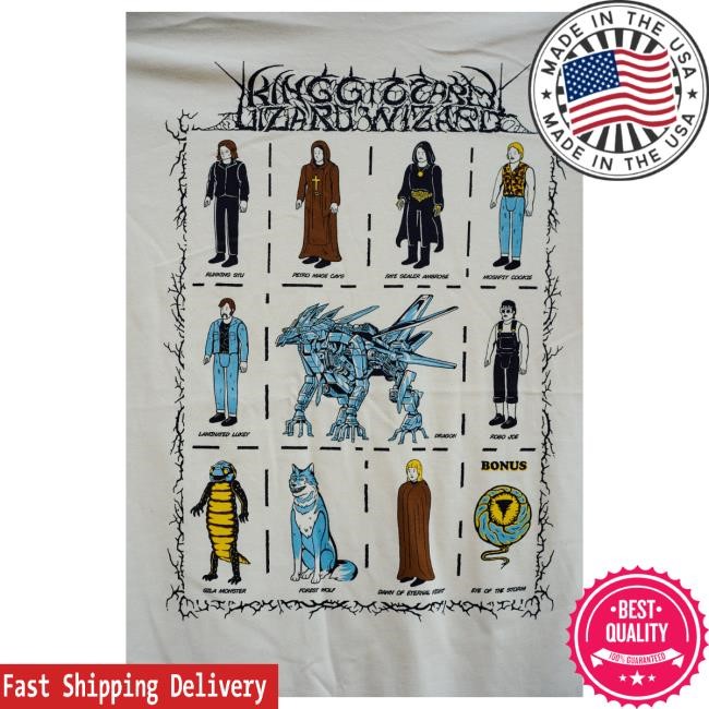 Official Doom Records Merch Store Shop King Gizzard and The Lizard Wizard Metal Toys T Shirt