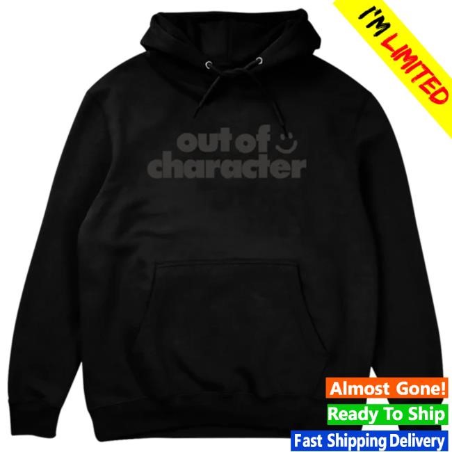 Official Out Of Character Merch Black Friday Black Popover Hoodie