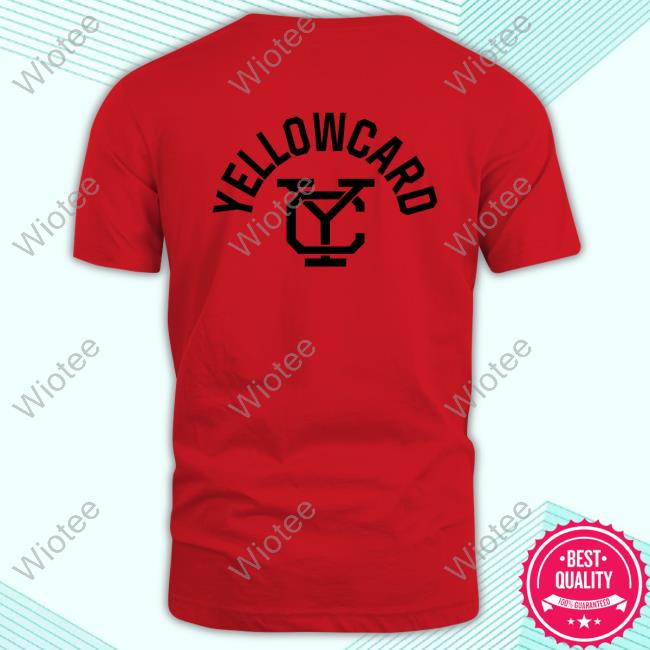 Yellowcard Gold Logo T Shirt Yellowcard Merch Gold Logo Shirts