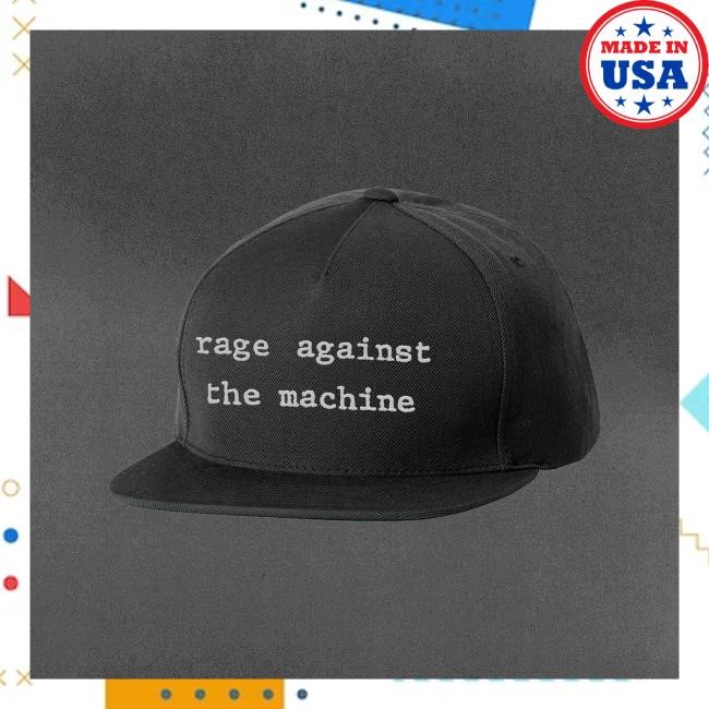 Rage Merch Store Typewriter Dad Hat Rage Against The Machine Bentley Clothing Shop Apparel