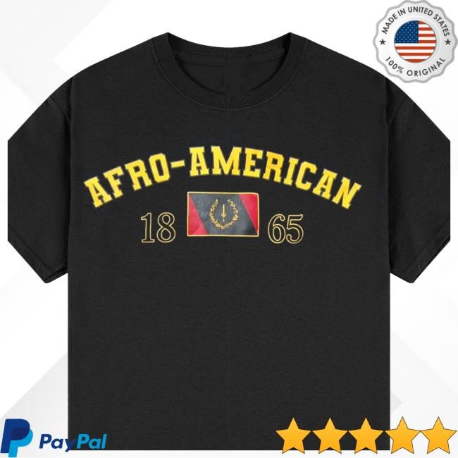 African-American Heritage Flag Tshirt - Black African-American Heritage Flag Shirt New - Black