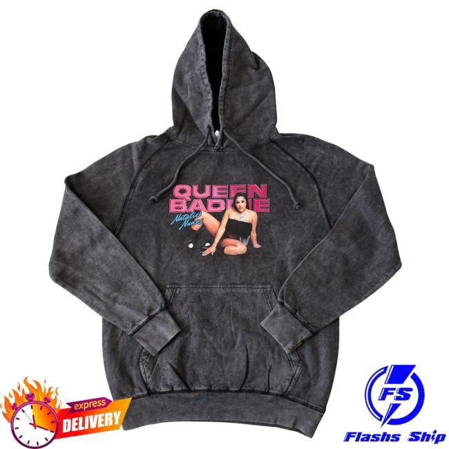 Natalie Nunn Queen Baddie Tour Vintage Raglan Hoodie Natalie Nunn Limited Edition Queen Baddie Raglan Hoodie