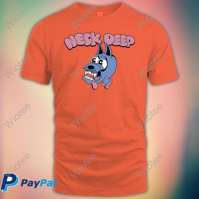 Official Neck Deep Merch Neck Deep Doggo White Hoodie Official Neck Deep Merch Neck Deep Doggo White Hoodie