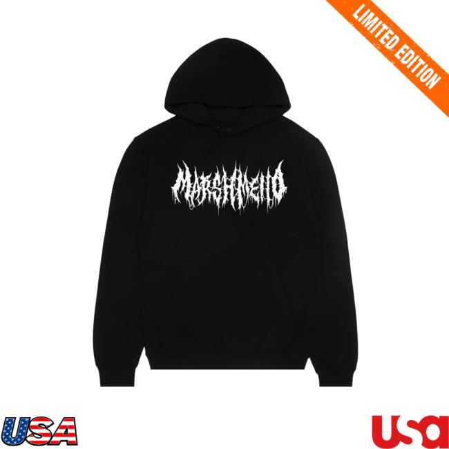 Official Marshmello Music Merch Metal Hoodie