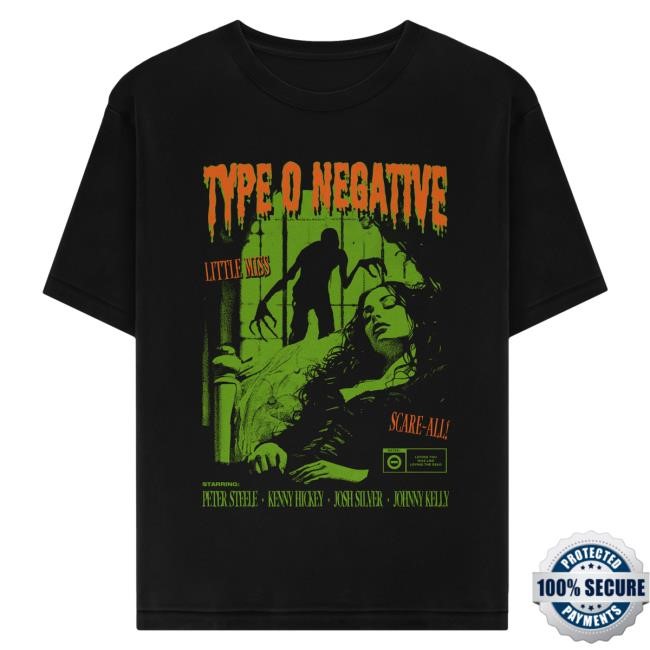 Type O Negative Band Merch Scare All Horror Film T Shirt Type O Negative Shop