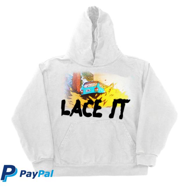Official Juice Wrld Merch Lace It Cover White Tee Shirt 999Club