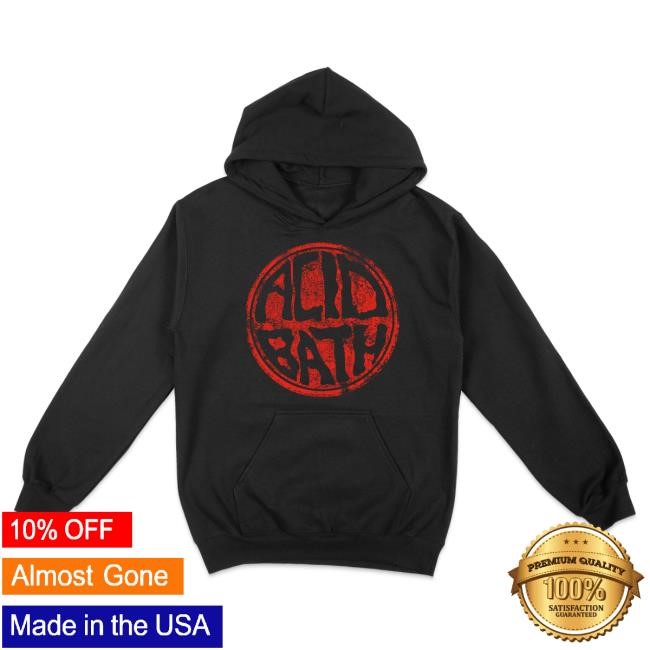 Official Acid Bath Merch Store Acid Bath Worn 'N Torn Logo Attractive Hoodie