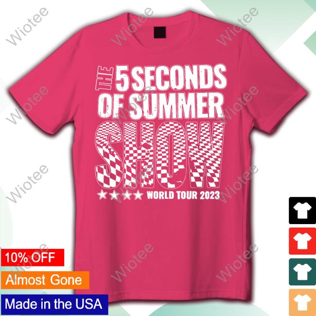 The 5 Seconds Of Summer Show World Tour 2023 New York Madison Square Carden Tee